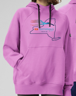 Speedo Lavender Hoodie w/ Sectionals Logo